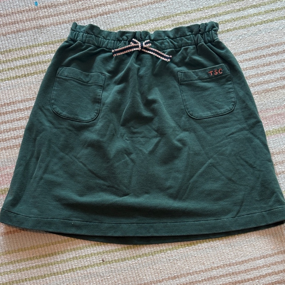 Kids Green Casual Skirt